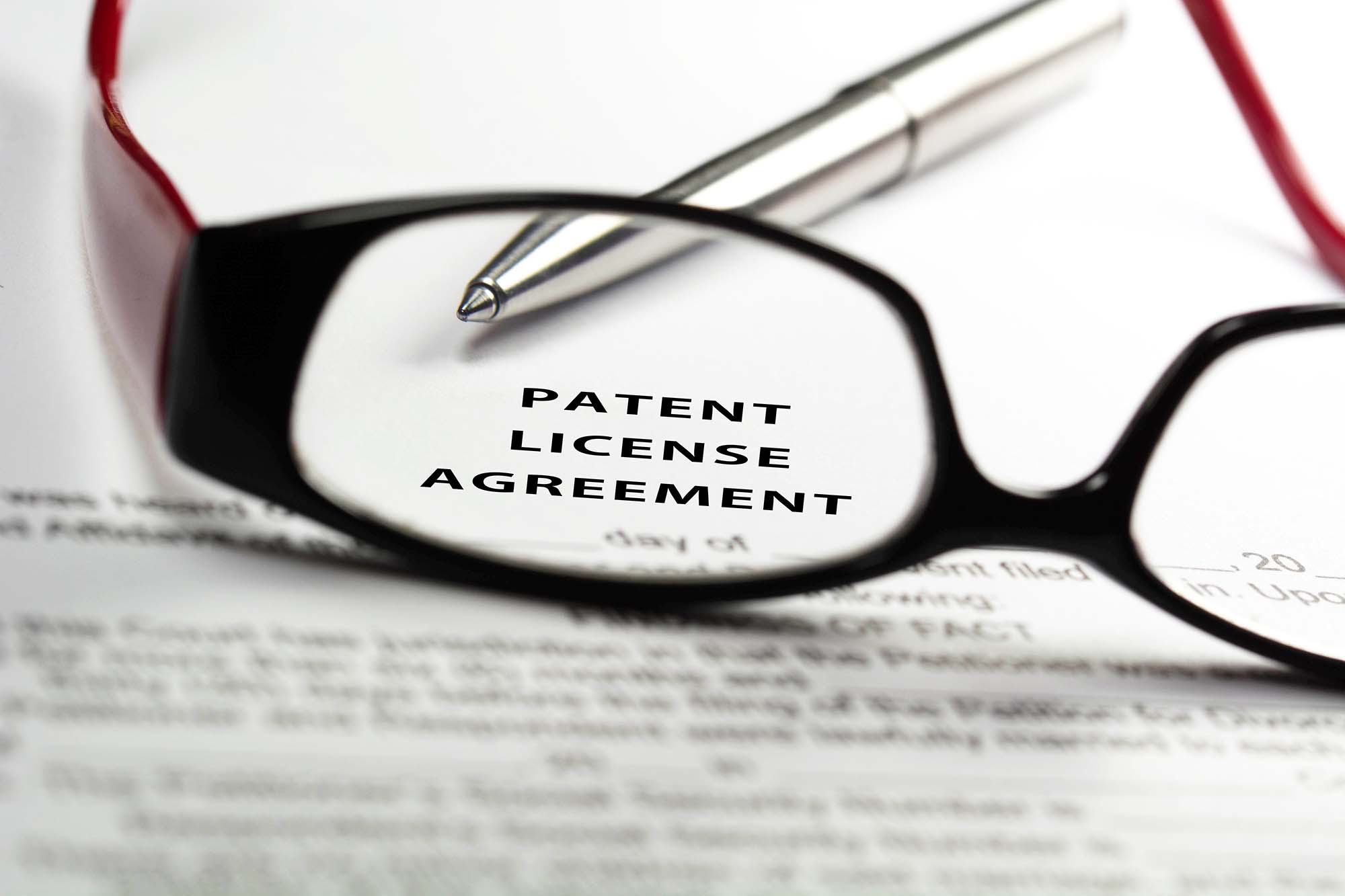 Patent license agreement